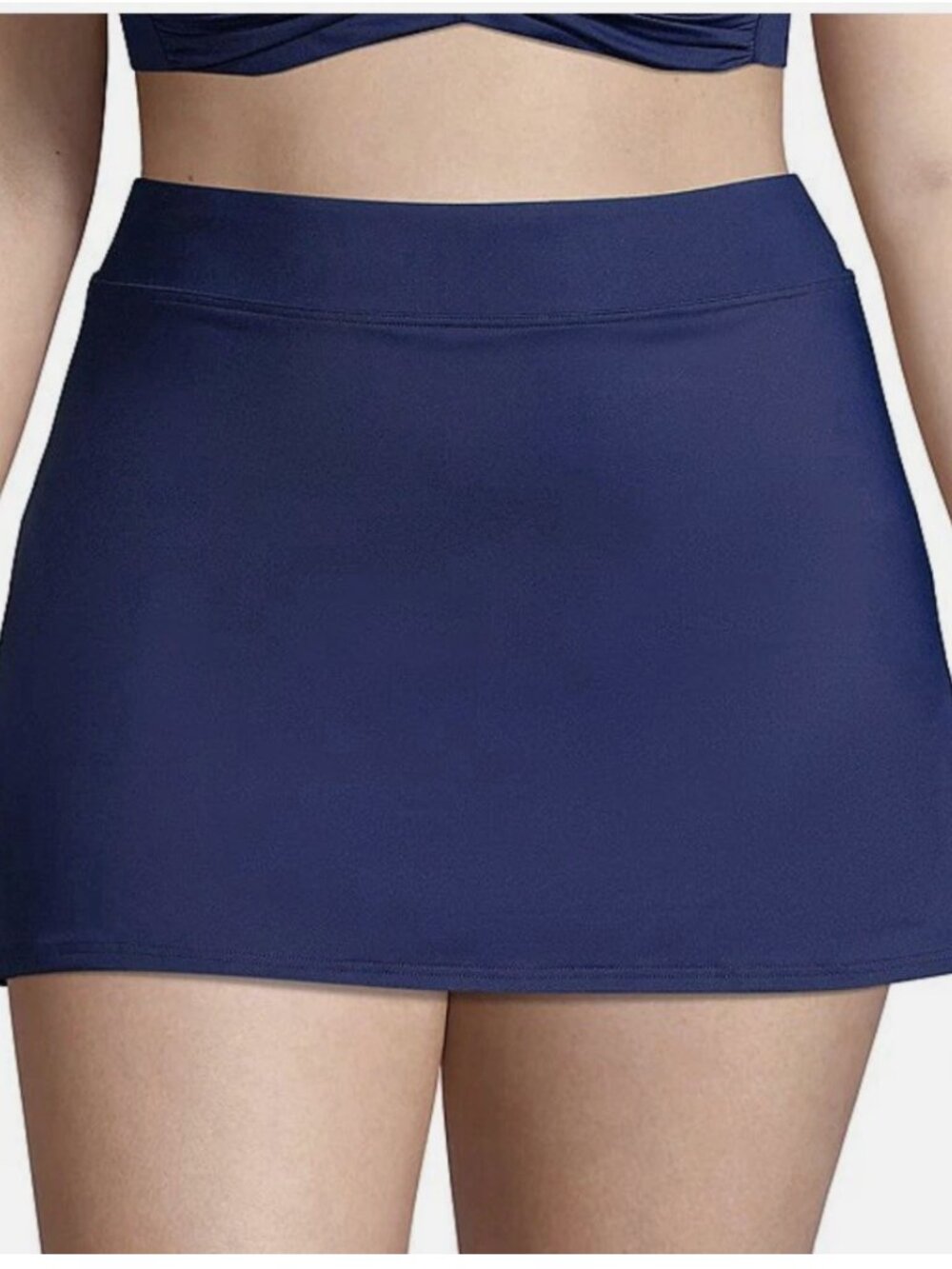 NWT Lands' End Swim Skirt Tummy Control  attached Panty UPF Modest Skort 24W